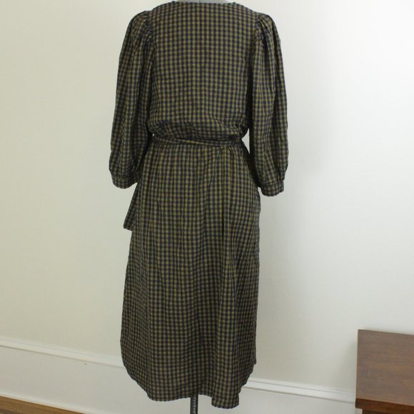 A New Day Checked V Neck Midi Dress - Picture 2 of 6